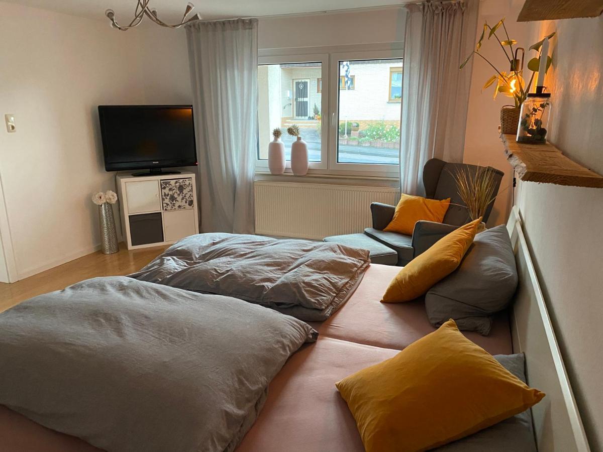 Gemuetliche Wohnung Naehe Schloss Biedenkopf Esterno foto